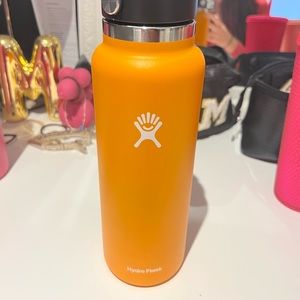 Orange 40oz wide mouth hydroflask